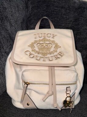 Juicy Couture Falling For Juicy Backpack New Y2K Cream